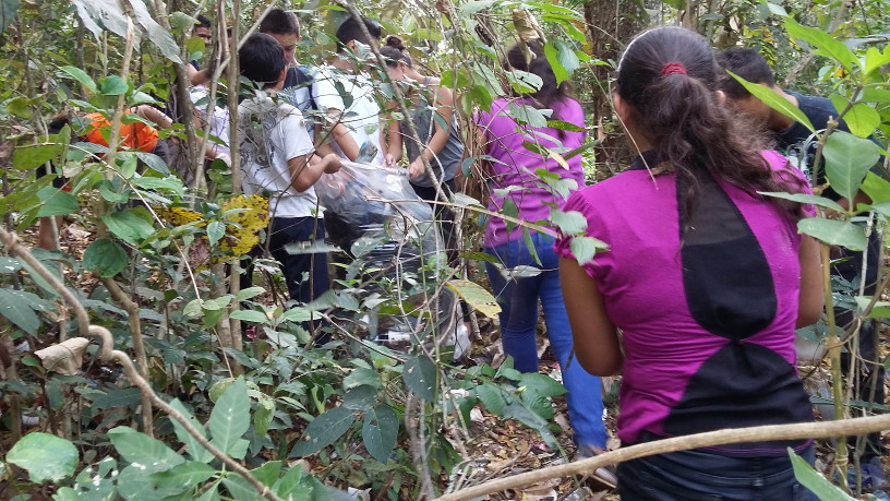 Jornada de limpieza, cuenca del Rio Guacotecti